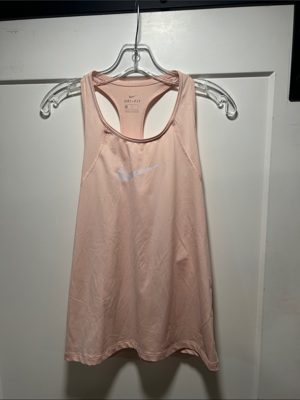 Nike Light Pink Dri-FIT Racerback Performance Tank